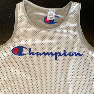 Champion mesh tank in white